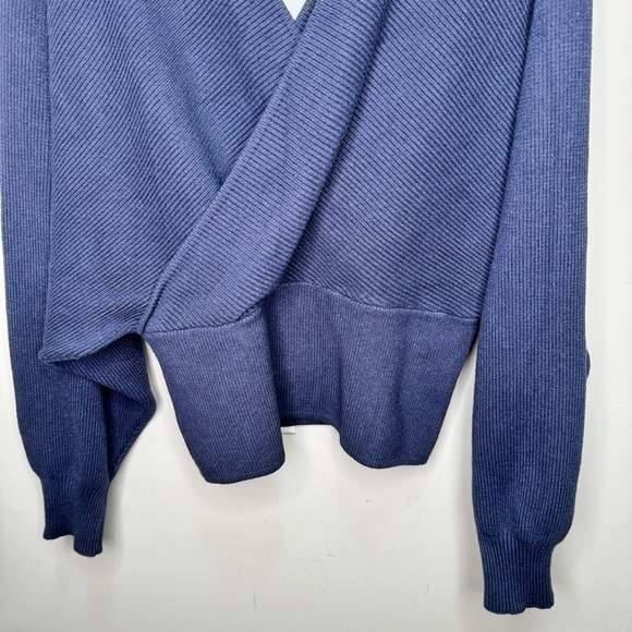 Love Tree Chic And Cozy Wrap Shoulder Vneck Sweater Dolman Sleeve Size XL - Picture 6 of 10